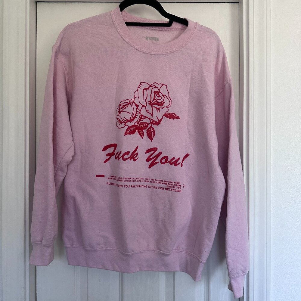 Cheeky takeout bag sweatshirt